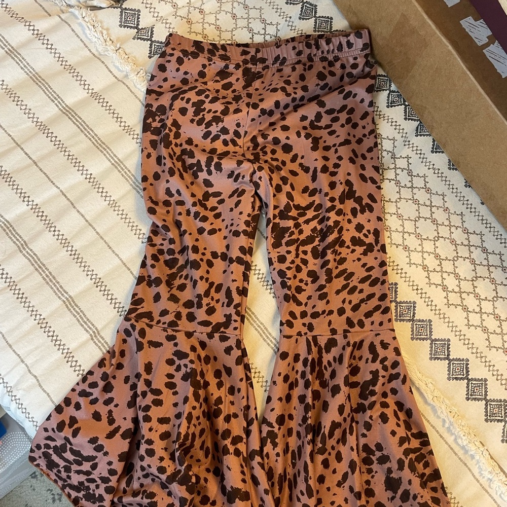 Leopard Print Kids Leggings